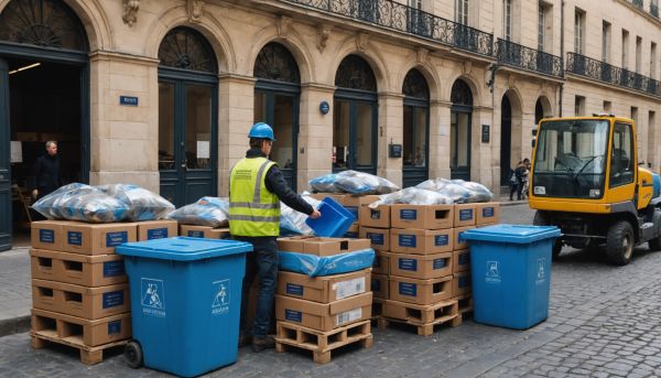 Où jeter ses cartons de déménagement usagés à Paris